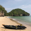 Kaafu Solo Fishing Kajak | Plastikneutral | Gelb | Komplettpaket
