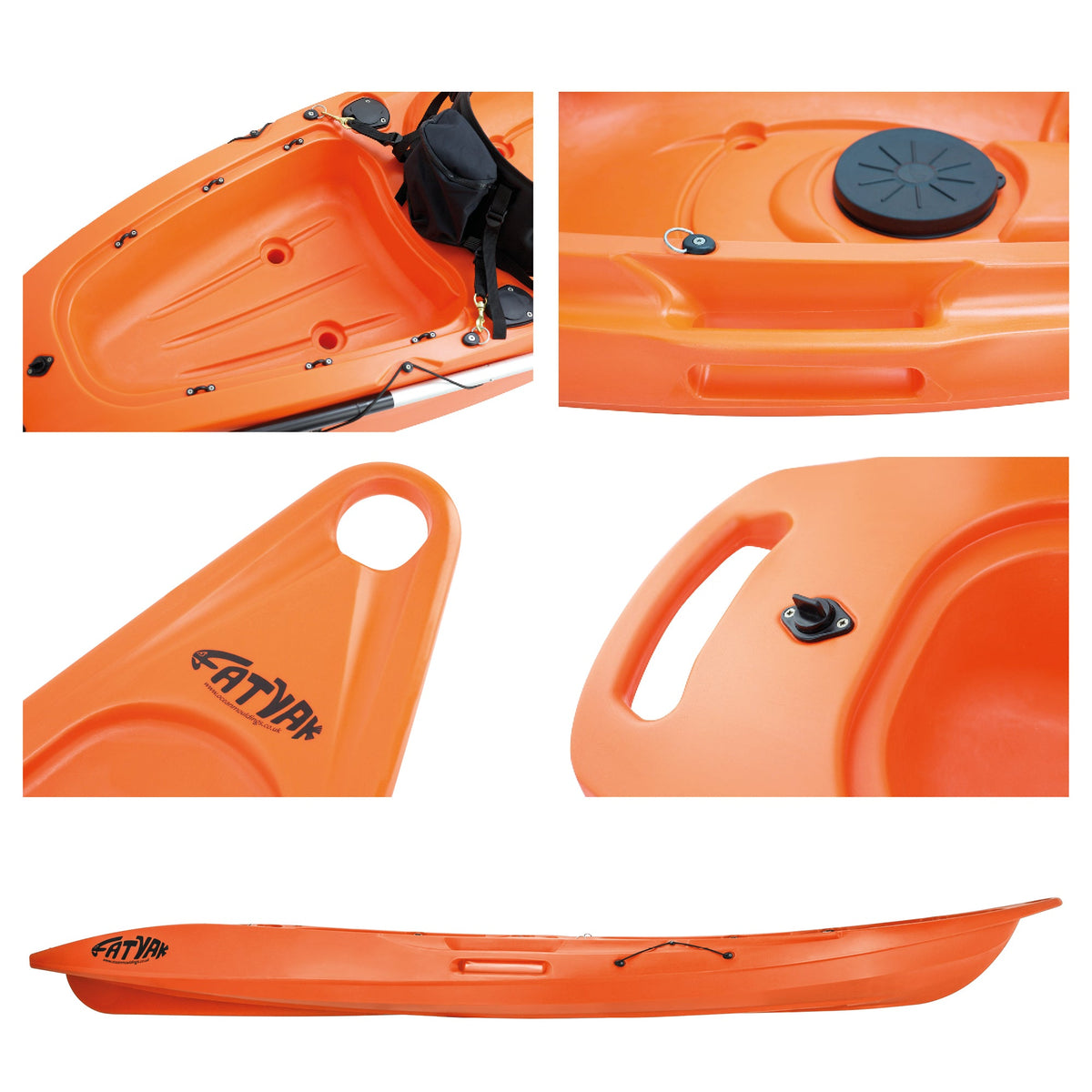 Mahee Double Seater Kayak Orange Package Deal