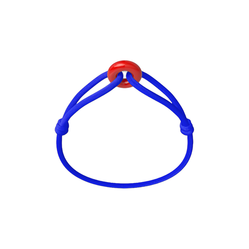 Coral Soho Cord Bracelet