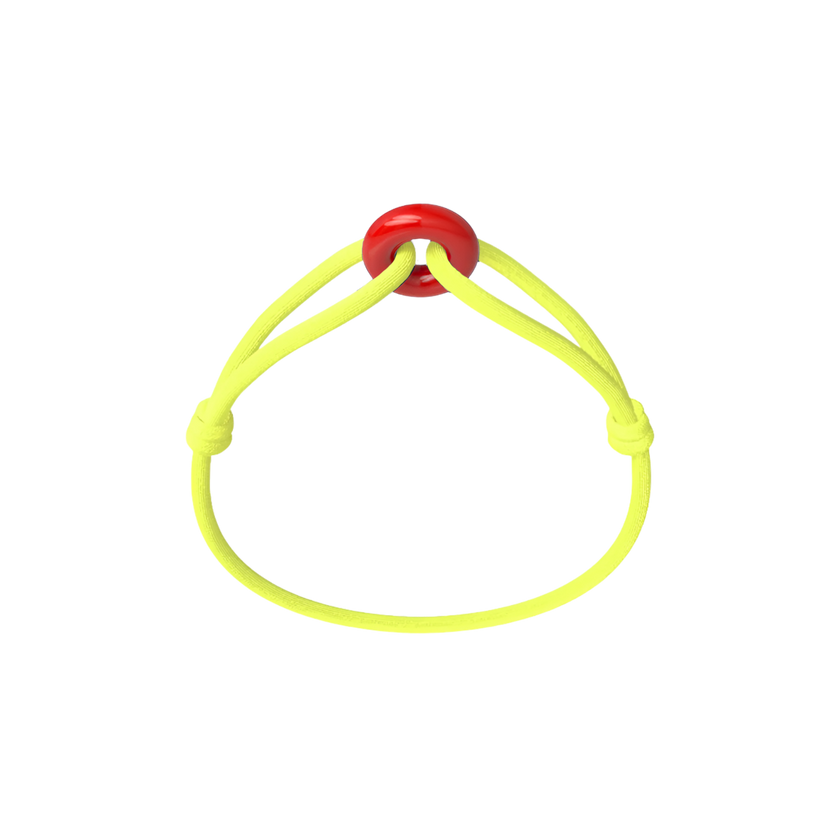 Coral Soho Cord Bracelet