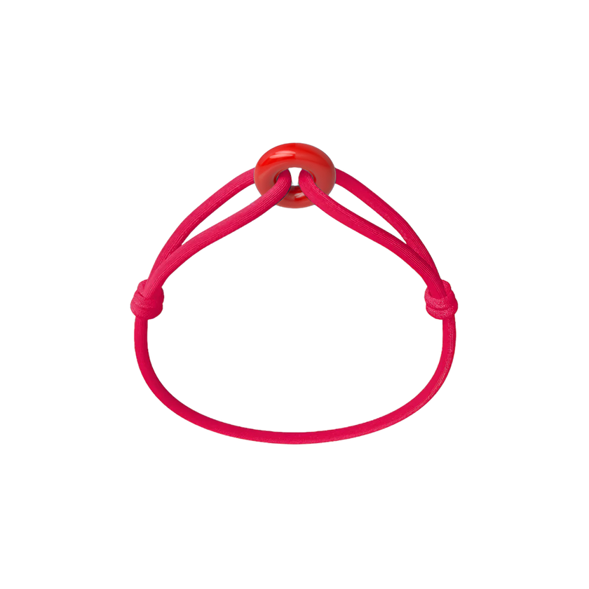 Coral Soho Cord Bracelet