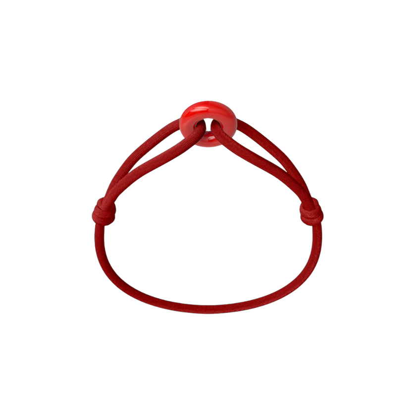 Coral Soho Cord Bracelet