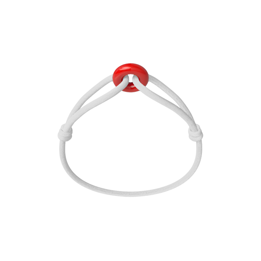 Coral Soho Cord Bracelet