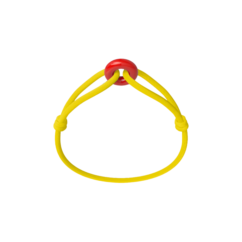 Coral Soho Cord Bracelet