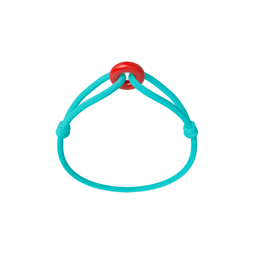 Coral Soho Cord Bracelet