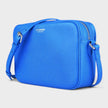 Camera Bag Calfskin Leather Vivid Blue