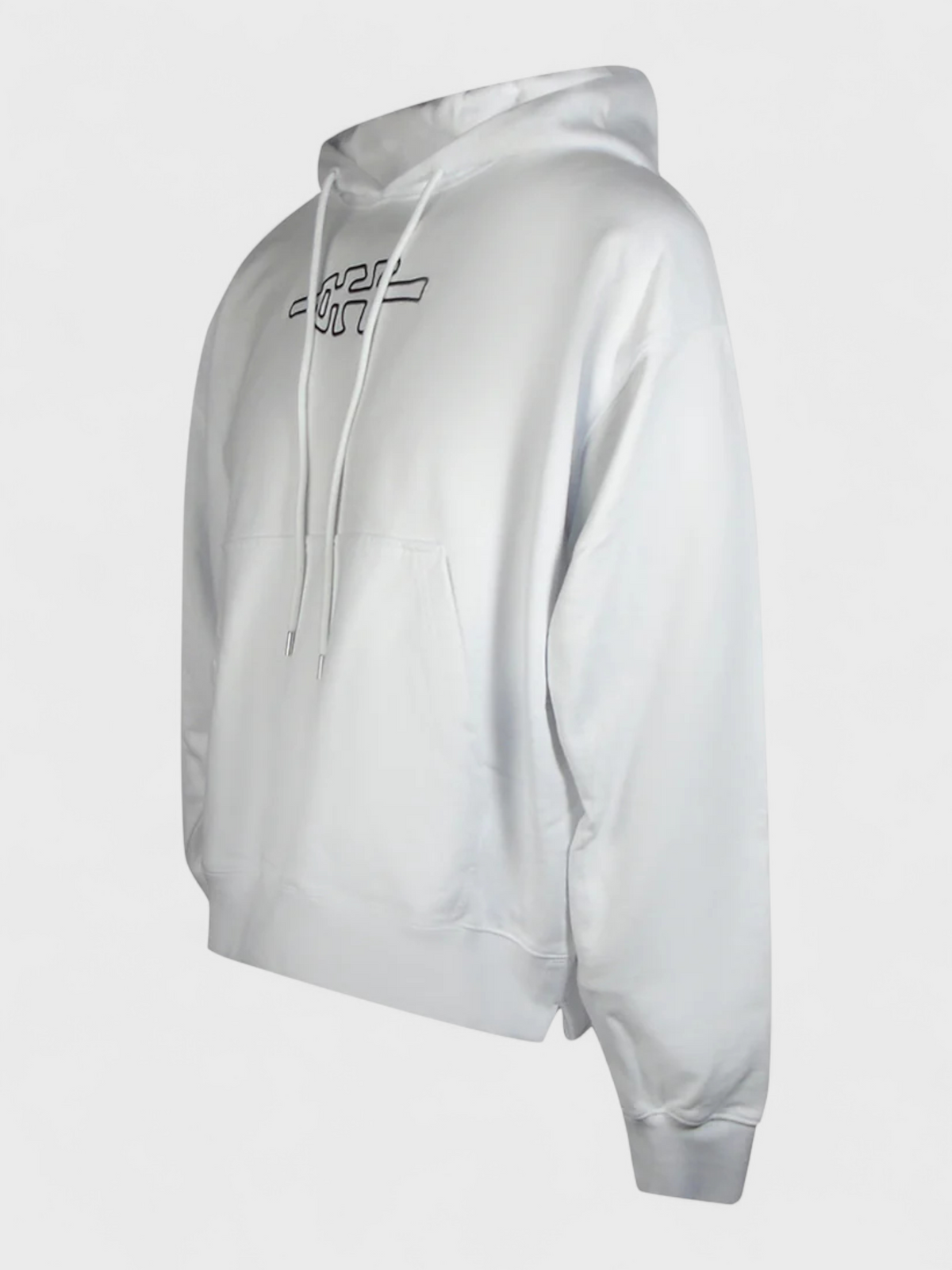 Off-White Mens Hoodies Off Line Skate Hoodie White