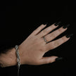 Bague ondulée Infernum
