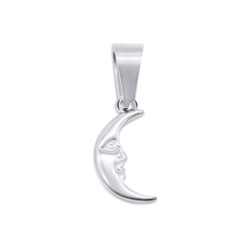 Dije de la marca Charm Coven con motivo de hombre en la luna