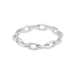 Chained Up Plain Chain Stacking Ring
