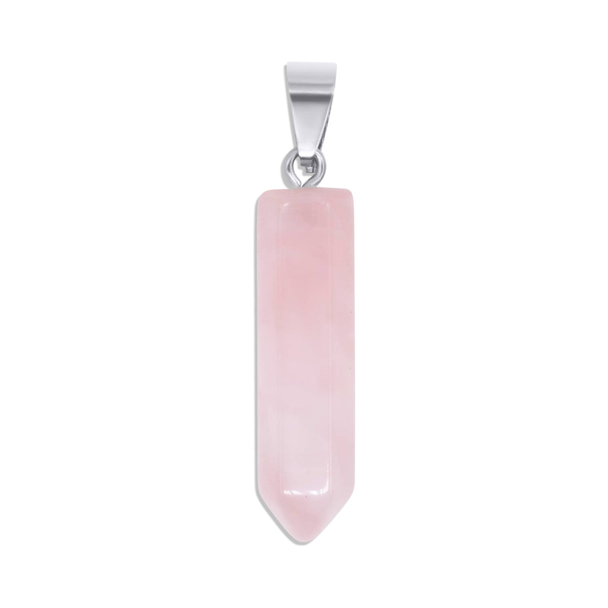 Bedelketting Rozenkwarts Kristallen Bedel