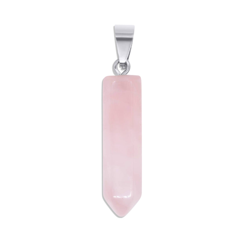 Bedelketting Rozenkwarts Kristallen Bedel