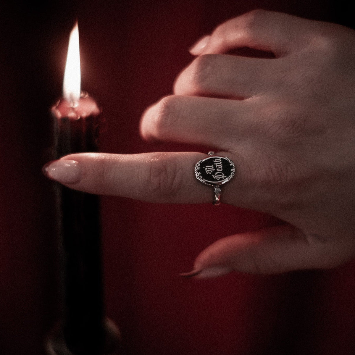 Bague « Jusqu'à ce que la mort nous sépare »