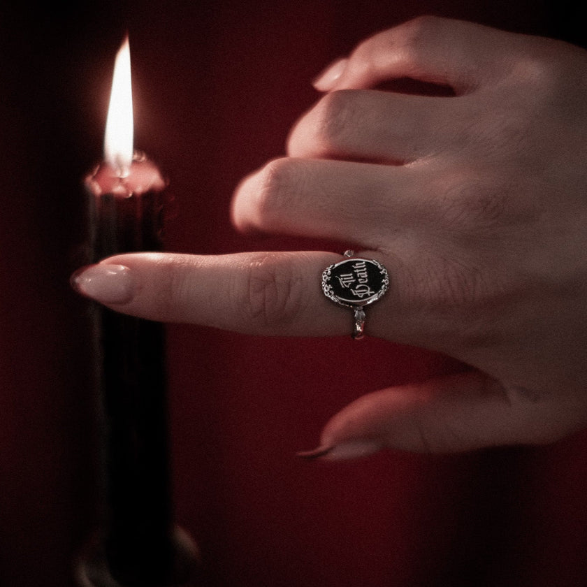 Bague « Jusqu'à ce que la mort nous sépare »