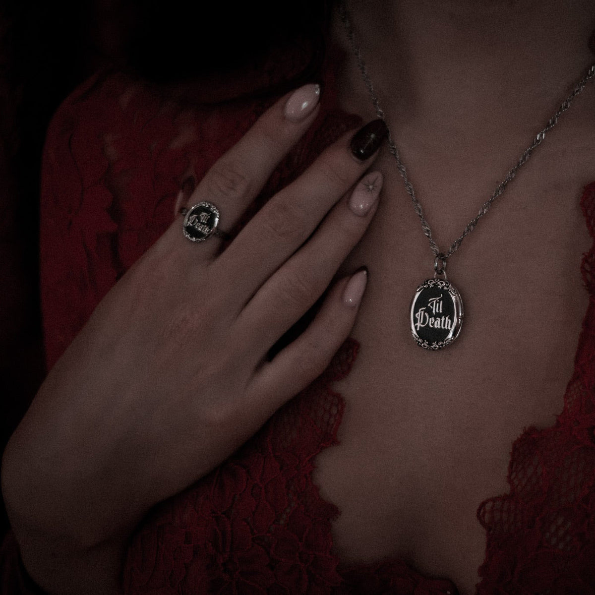 Bague « Jusqu'à ce que la mort nous sépare »