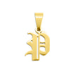 Ciondolo iniziale Old English Charm Coven Gold