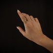 Gold Orb Weaver Spider Ring