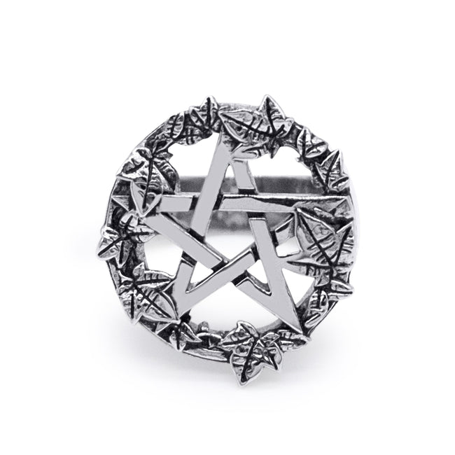 Green Witch Pentacle Ring