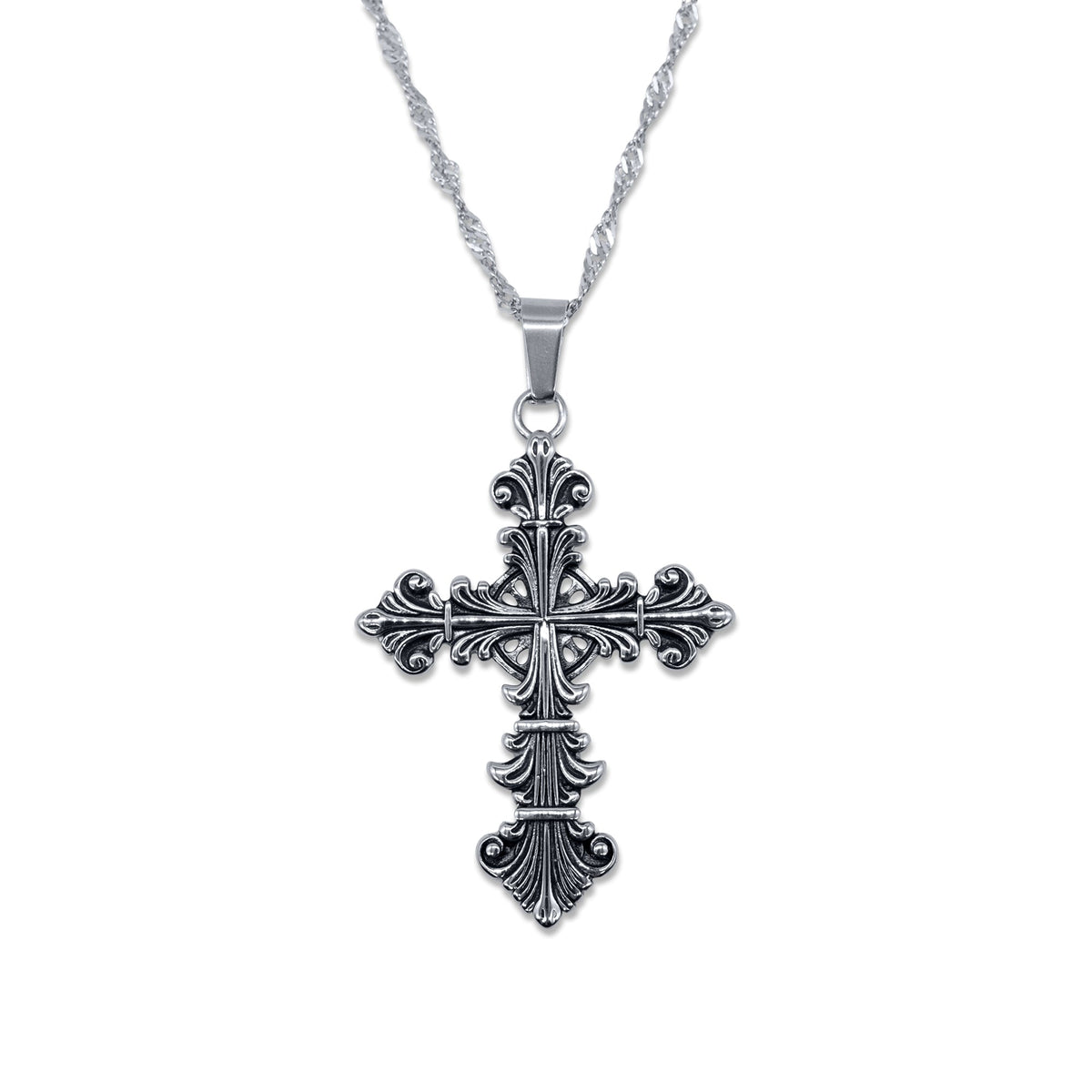 Lament-halsband med kors
