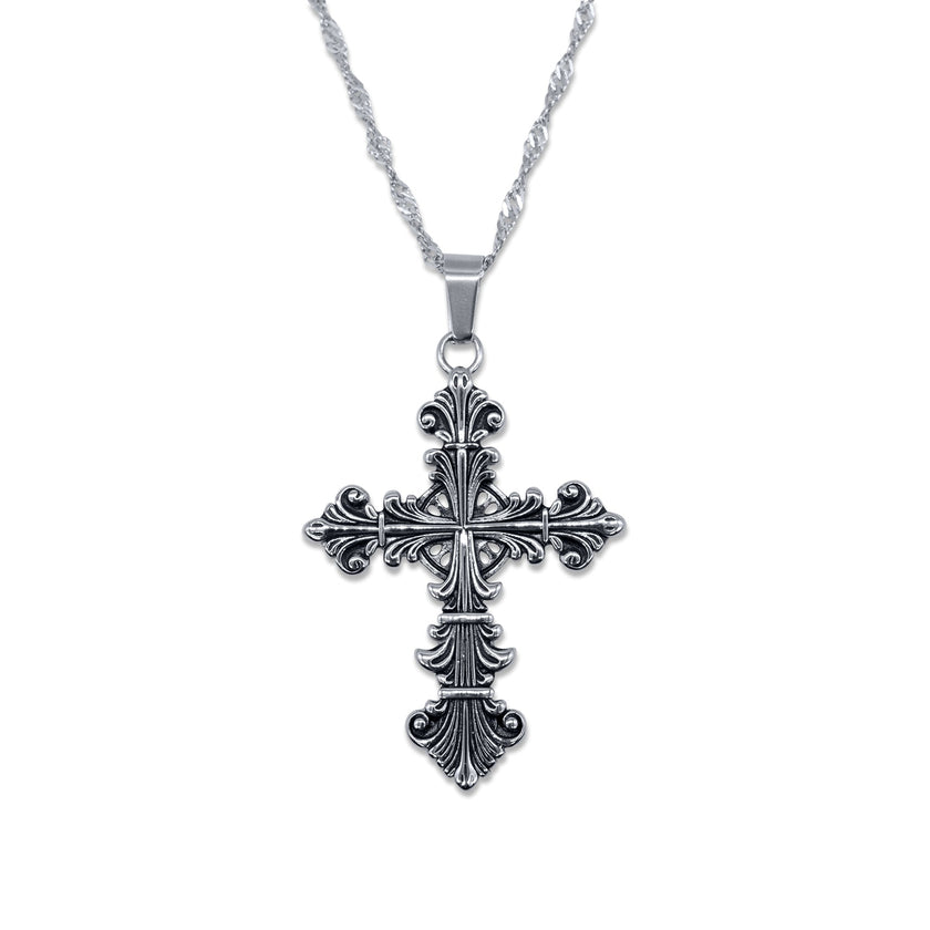 Lament-halsband med kors