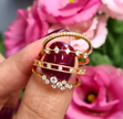 Celeste ring in goud