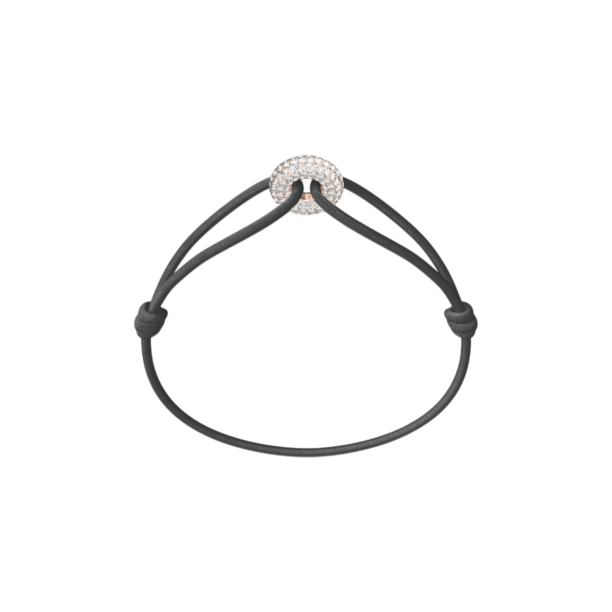 Mini Rose Soho Pavé Cord Bracelet