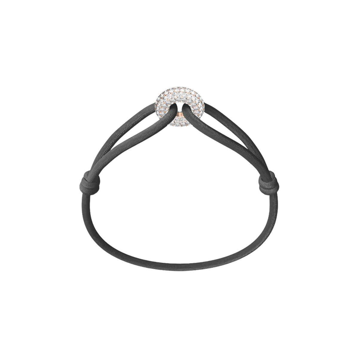 Rose Soho Pavé Cord Bracelet