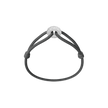 Silver Soho Pavé Cord Bracelet