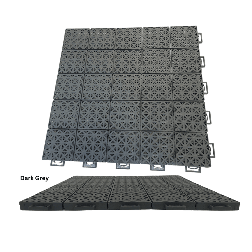 Cancha de korfball de tamaño completo con demarcaciones