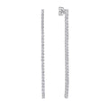 Diamonfire Tennis Chain Drop Earrings