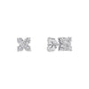 Diamonfire Zirconia Cluster Flower Stud Earrings