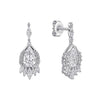 Diamonfire Teardrop Chandelier Earrings