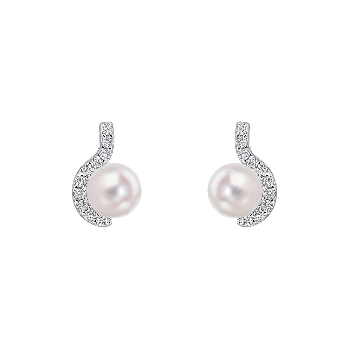 Diamonfire Half Halo Parel Stekers