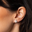 Diamonfire Half Halo Parel Stekers
