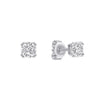 Diamonfire Double Claw Solitaire Stud Earrings