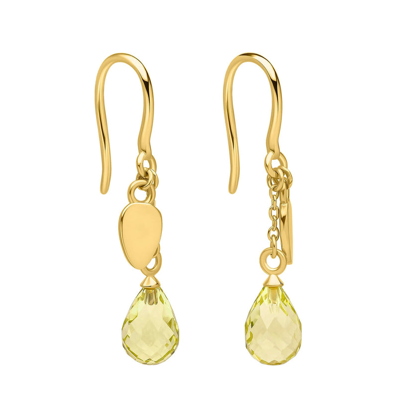Laura Ashley Silver Everingham Meadow Semi-Precious Briolette Earrings