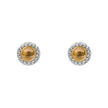 Beginnings Milgrain Semi-Precious Cabochon Birthstone Earrings