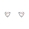 Laura Ashley Silver Kids Rosmere Love Heart Stud Earrings