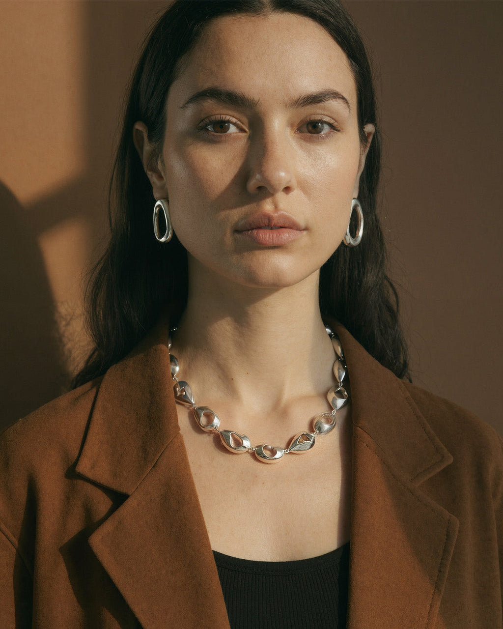 Élan Sculpted Necklace | Sterling Silver
