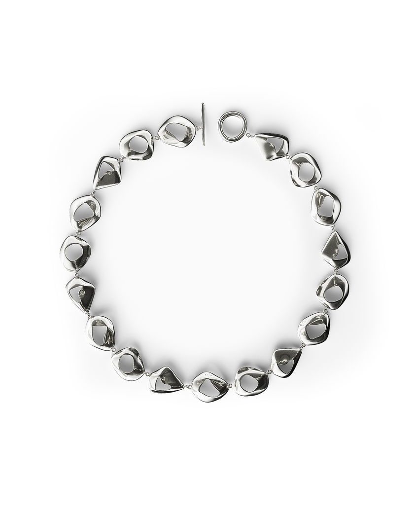 Élan Sculpted Necklace | Sterling Silver