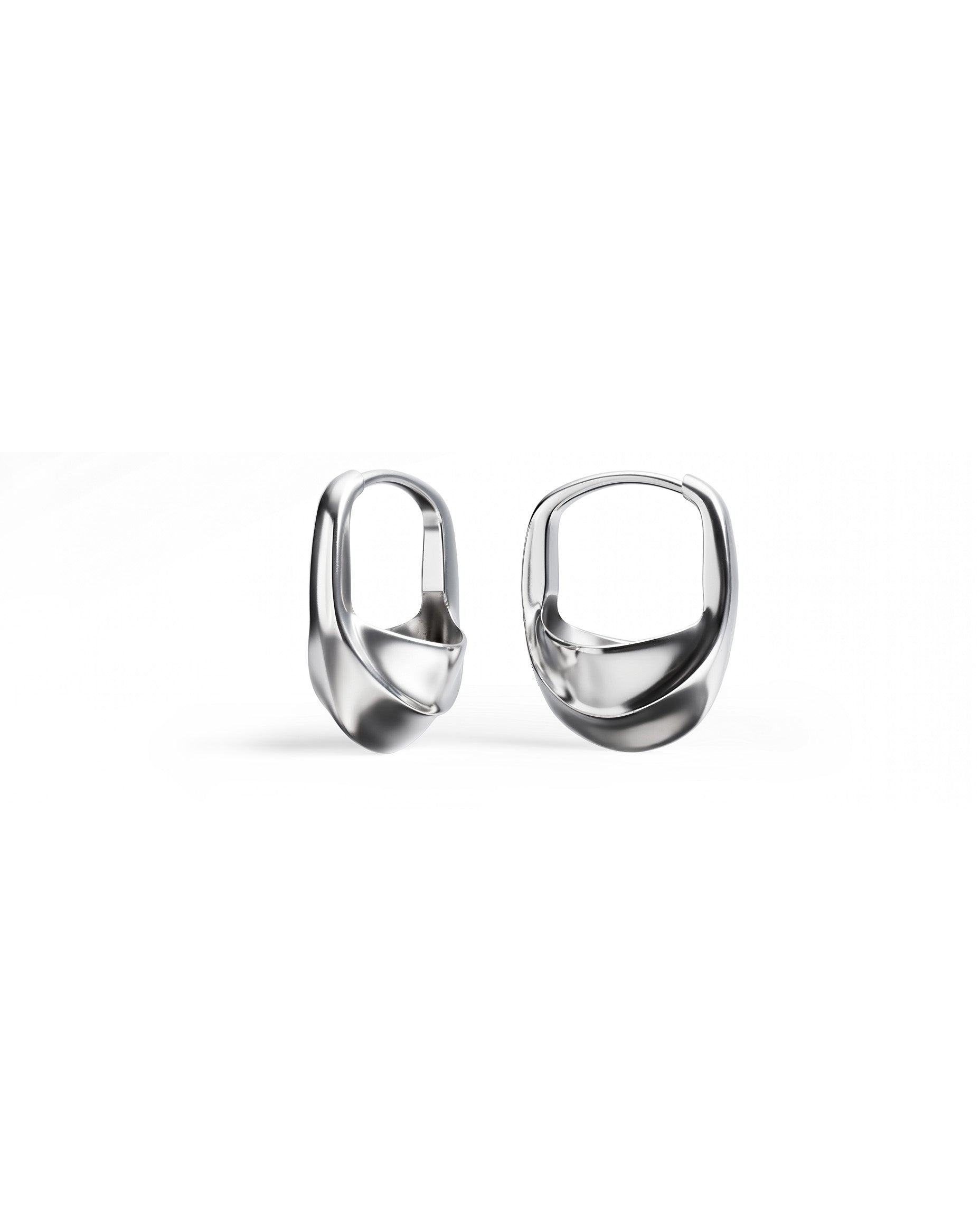 Elya Hoops | Sterling Silver
