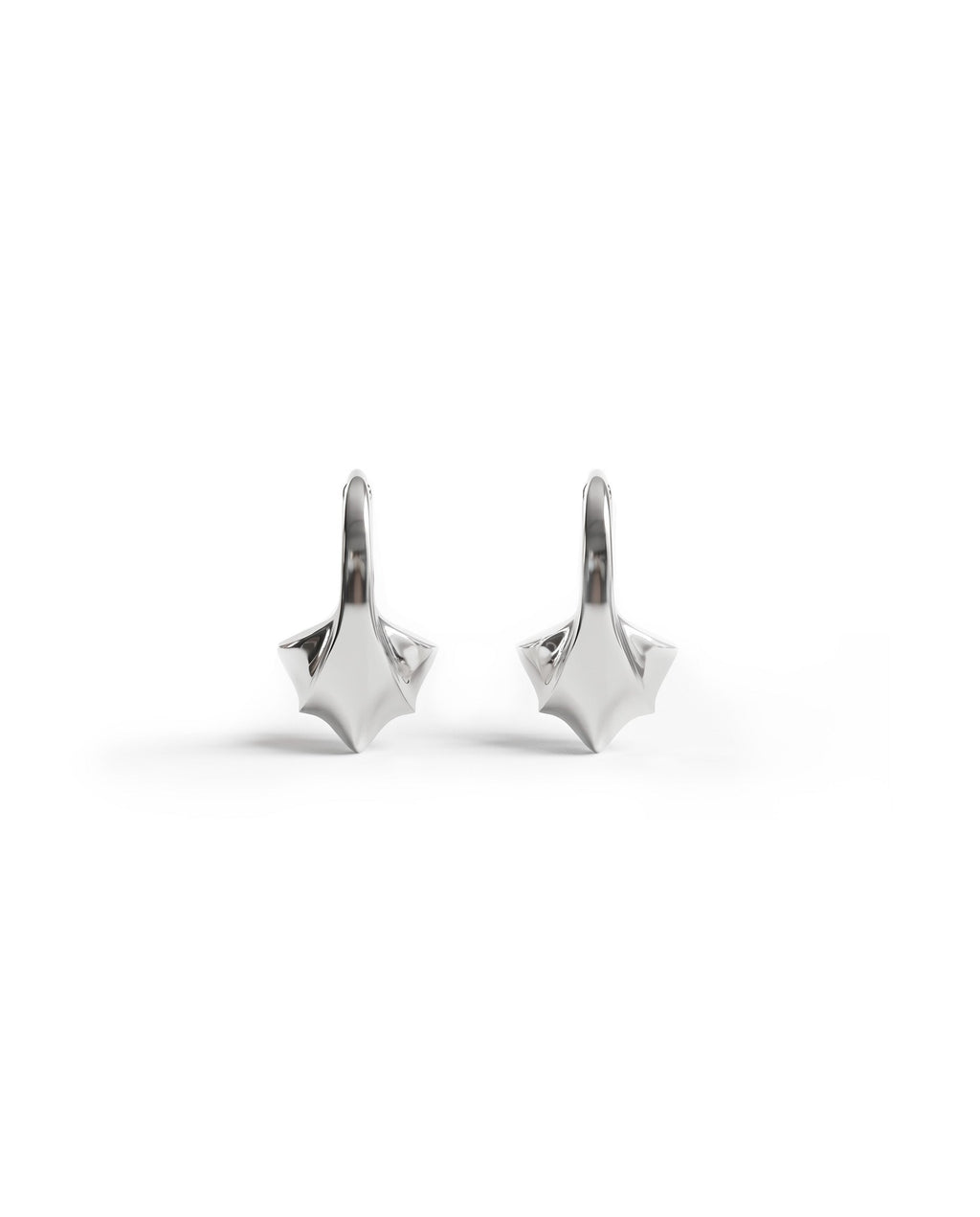 Elya Hoops | Sterling Silver