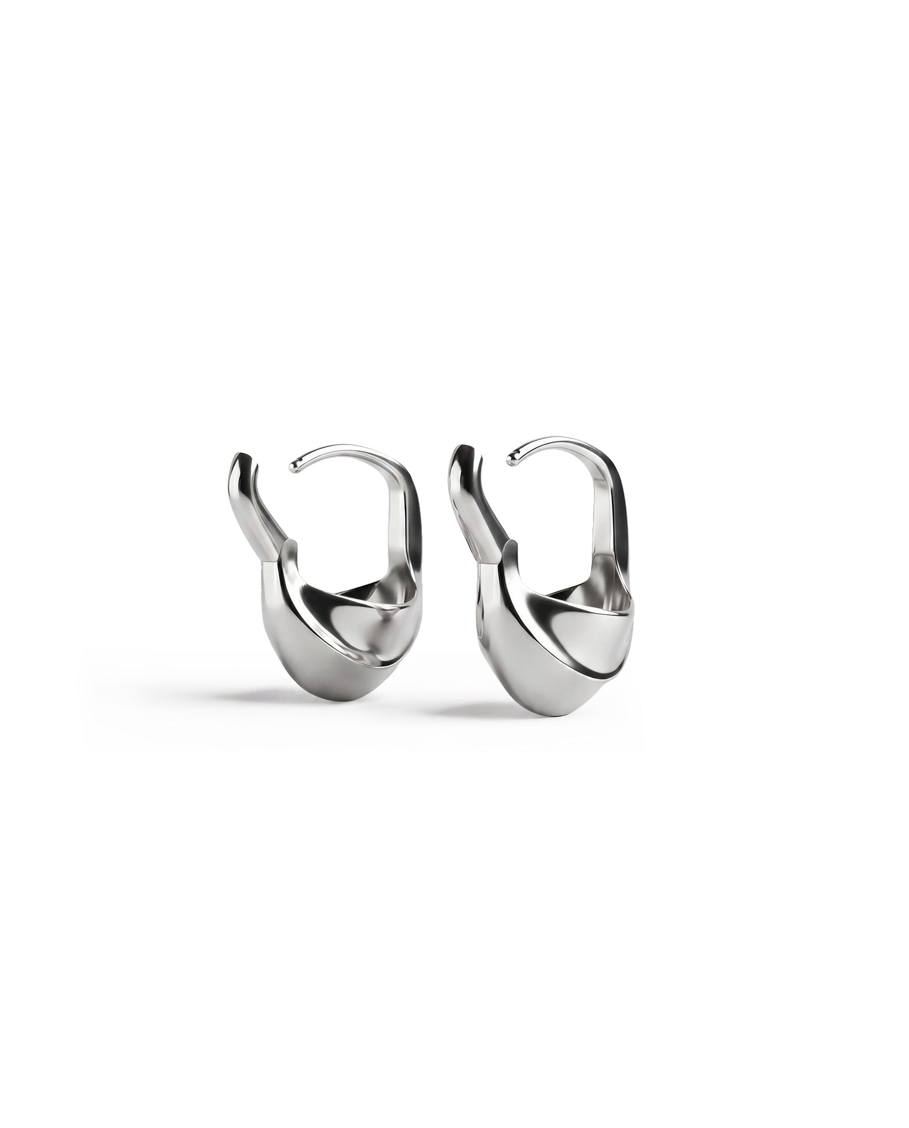 Elya Hoops | Sterling Silver