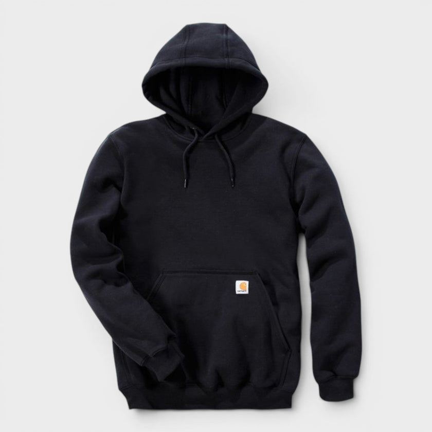 Loose Fit Midweight Hoodie Black