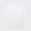 Logo Stripe T-Shirt White Black Red