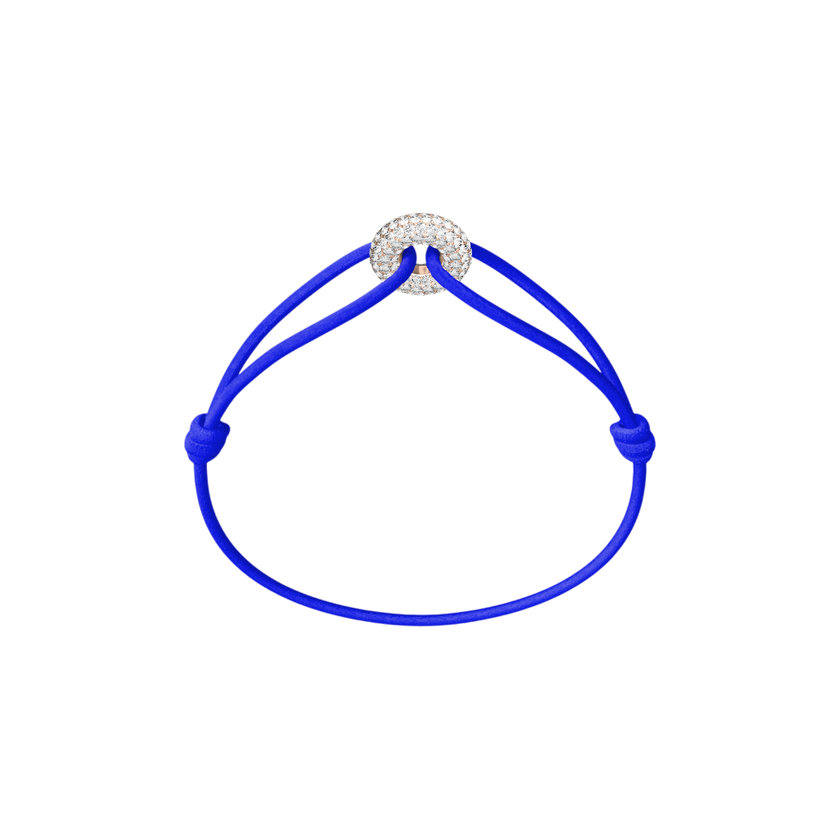 Mini Rose Soho Pavé Cord Bracelet