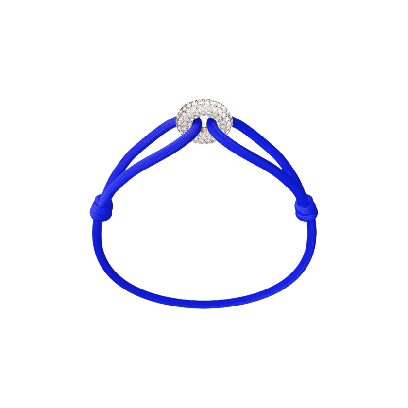 Rose Soho Pavé Cord Bracelet