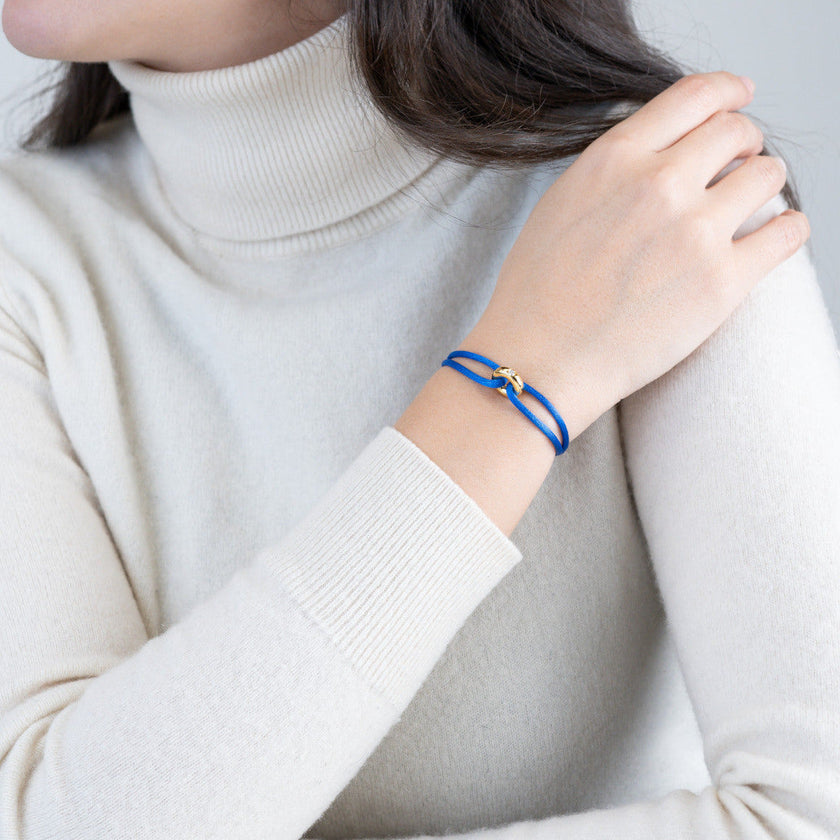 Golden Soho Diamond Cord Bracelet