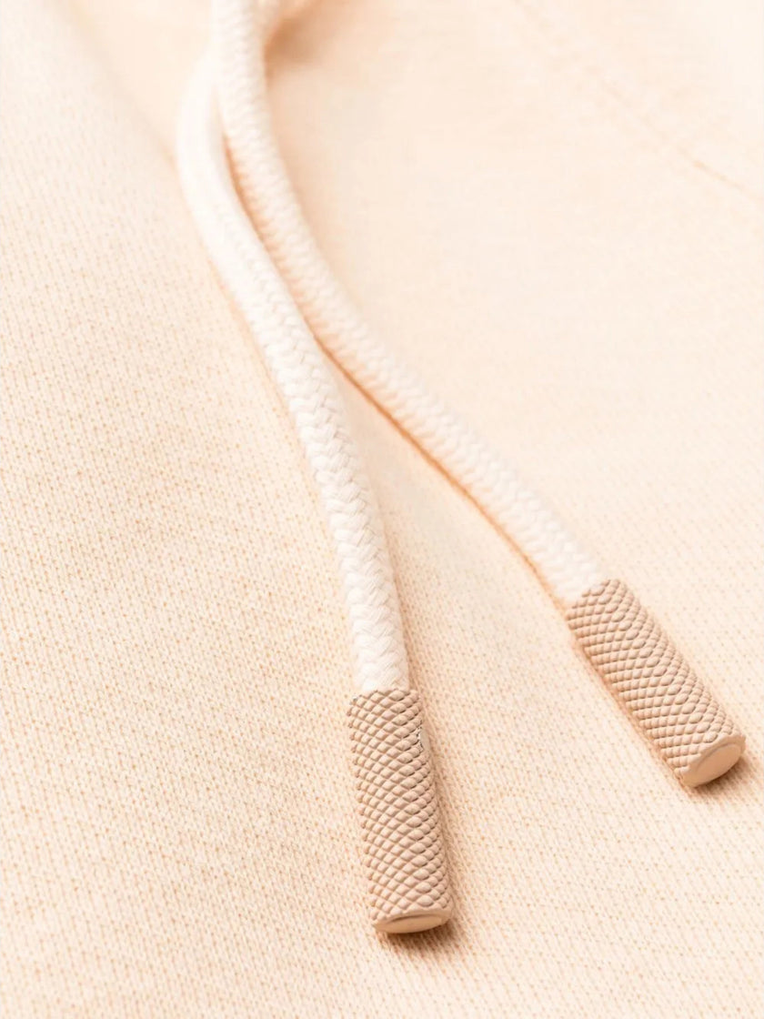 Embroidered Baseball Logo Tapered Sweatpants Nude