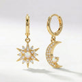 Esmae Moon & Star Earrings | 14K Gold Plated